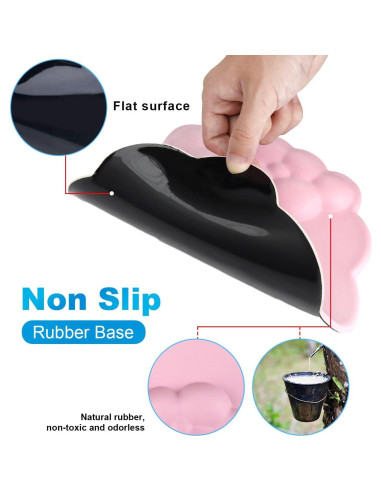Soporte para Muñeca de Alfombrilla de Ratón WYGCH Rosa Nube