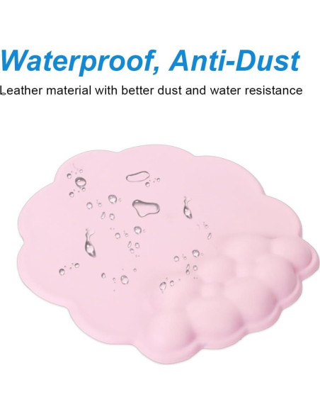 Soporte para Muñeca de Alfombrilla de Ratón WYGCH Rosa Nube