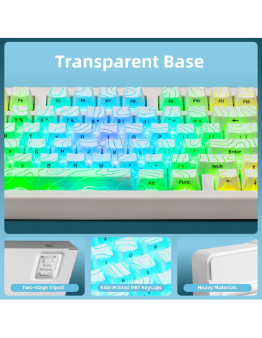 Teclado Mecánico Inalámbrico ZORNHER ZH980 95% RGB PBT