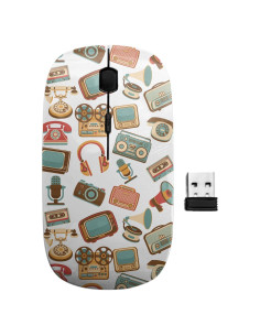 Ratón Inalámbrico Ergonómico Sanacci USB 2.4GHz