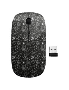 Ratón Inalámbrico Ergonómico Sanacci Vintage Motociclista