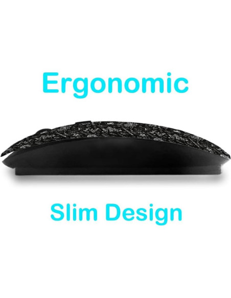 Ratón Inalámbrico Ergonómico Sanacci Vintage Motociclista