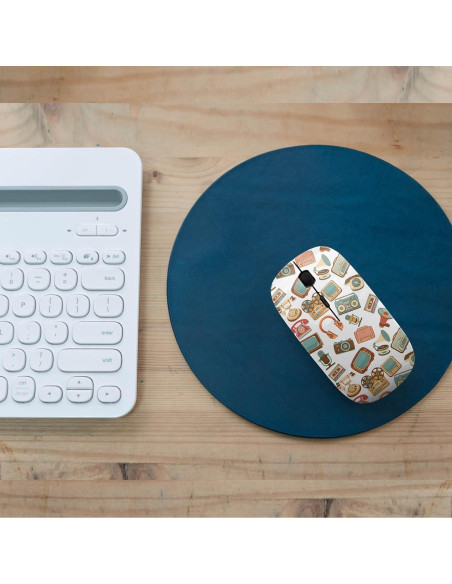 Ratón Inalámbrico Ergonómico Sanacci USB 2.4GHz