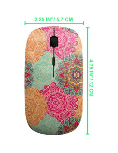 Ratón Inalámbrico Ergonómico Sanacci USB 2.4GHz Vintage 2