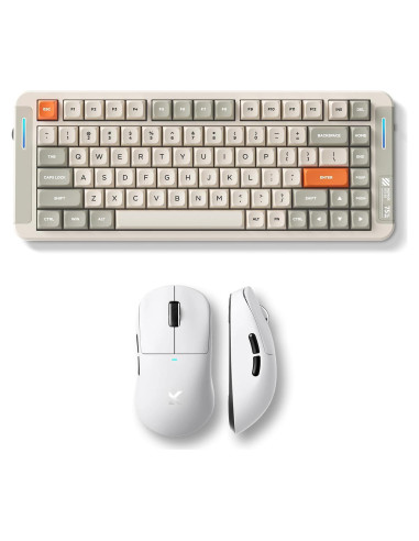 Teclado Mecánico Inalámbrico MCHOSE X75 V2 + Ratón Gaming M7 Ultra