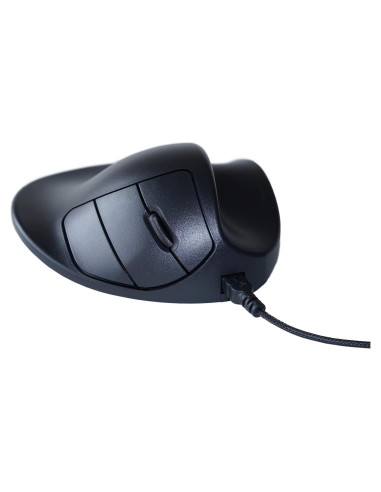 Ratón Ergonómico Handshoe Hippus S2WB-LC Negro Pequeño