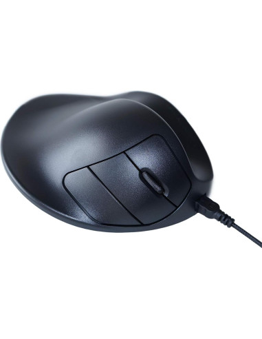 Ratón Ergonómico Handshoe Hippus S2WB-LC Negro Pequeño