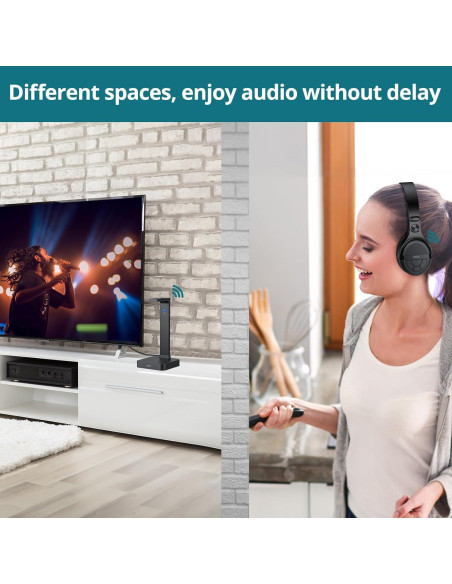 Auriculares Inalámbricos YGiTK para TV con Transmisor RF 2.4GHz