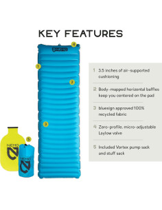 Colchón Inflable NEMO Quasar 3D Regular 183x51cm 2