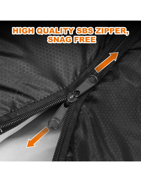 Saco de dormir SyndeRay para acampar 1 persona 220x80 cm