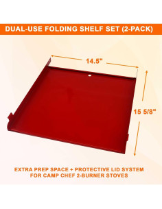 Estantes Laterales Plegables Camp Chef 14" - Juego de 2 2
