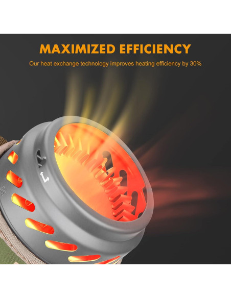 Estufa de Camping Portátil CAMPEAK CAMPST-01 - 0.49 kg