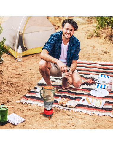 Estufa de Camping Portátil CAMPEAK CAMPST-01 - 0.49 kg