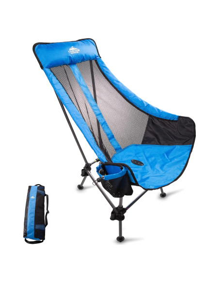 Silla de Campamento Ajustable Cascade Mountain Tech HMK-RB-E Silla de Campamento Ajustable Cascade Mountain Tech HMK-RB-E