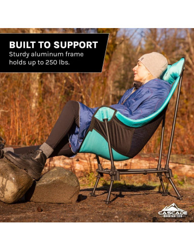 Silla de Campamento Ajustable Cascade Mountain Tech HMK-RB-E