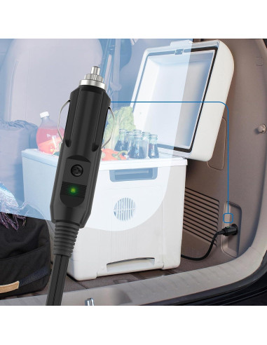 Adaptador de Cable de Alimentación 12V Coleman 2.44m con Fusible