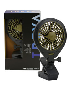 Ventilador Clip Portátil Treva 5" Batería 2 Paquete 2