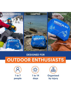 Kit de Primeros Auxilios Adventure Medical para 7 Personas - 163 Piezas 2