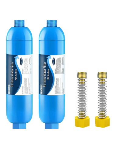 Filtro de Agua Inline Bringpure para RV - 2 Paquetes, Certificado NSF