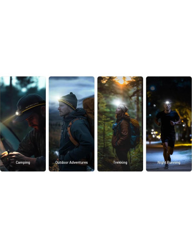 Linterna Frontal Nitecore HA23 UHE 600 Lúmenes Negra