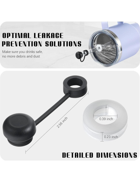 Tapones Antifugas de Silicona FXTBE para Vaso Yeti 42 oz