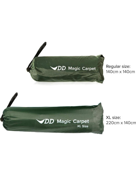DD Hammocks Magic Carpet XL 2.2x1.4m Impermeable Verde Oliva