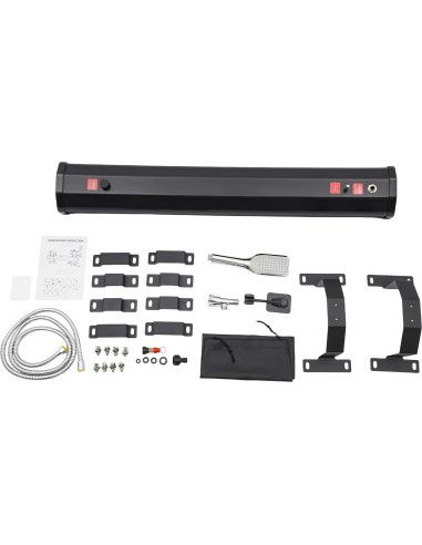 Ducha de Camping CRYBY 20L con Cabezal y Manguera 1.7m