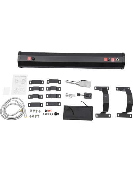 Ducha de Camping CRYBY 20L con Cabezal y Manguera 1.7m