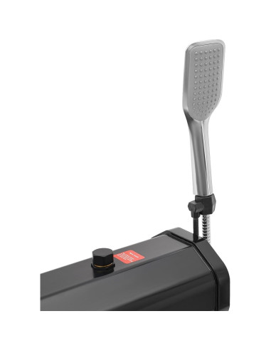 Ducha de Camping CRYBY 20L con Cabezal y Manguera 1.7m