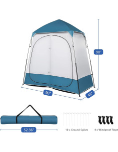 Tienda de Ducha Outvita OV Tent 0055 2 Habitaciones 2.29m 2