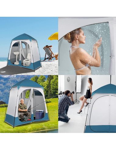 Tienda de Ducha Outvita OV Tent 0055 2 Habitaciones 2.29m