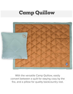 Big Agnes Camp Quillow - Almohada y Manta 650 DownTek 0.91 kg 2
