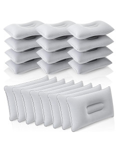 20 Almohadas Inflables Geelin para Camping y Playa Gris
