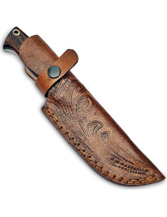 Cuchillo de Caza D2 WARIVO - Hoja Fija 25.4cm con Funda 2