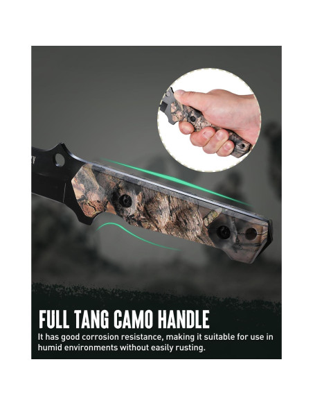 Juego de Cuchillos de Caza Mossy Oak - 2 Piezas, Funda