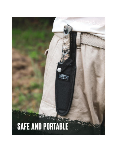 Juego de Cuchillos de Caza Mossy Oak - 2 Piezas, Funda