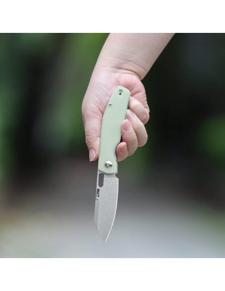 Cuchillo Plegable CJRB Ekko J1929 Hoja Acero AR-RPM9 Verde