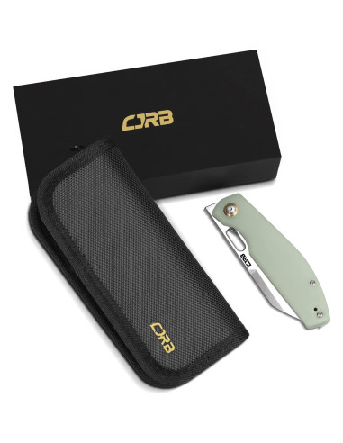 Cuchillo Plegable CJRB Ekko J1929 Hoja Acero AR-RPM9 Verde