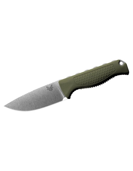 Cuchillo Fijo Benchmade Steep Country Santoprene Verde Oliva