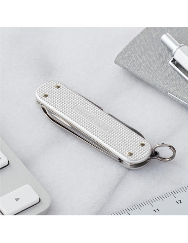 Cuchillo de bolsillo Victorinox Classic SD Alox Plateado 5 funciones