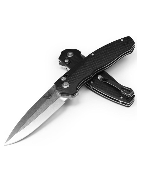 Cuchillo EDC Benchmade Vector 495 con Mango G10 Negro Cuchillo EDC Benchmade Vector 495 con Mango G10 Negro