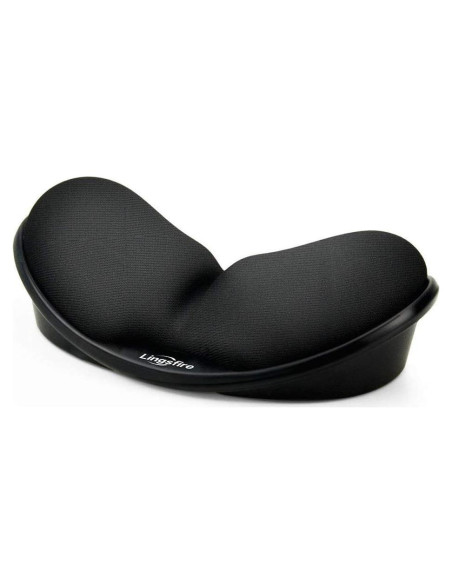 Reposamuñecas Ergonómico LINGSFIRE Espuma Viscoelástica Negro