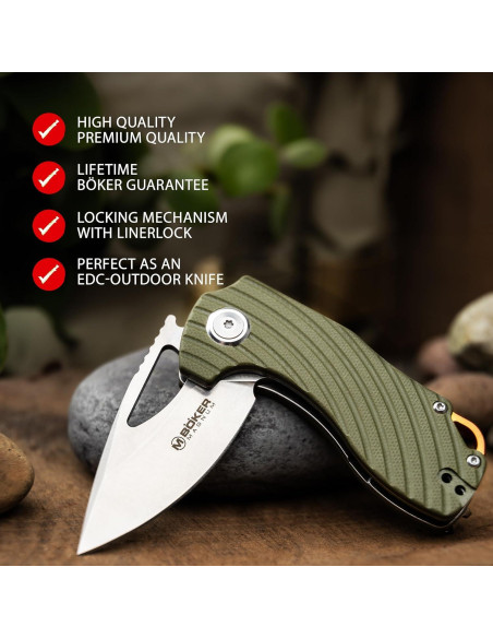 Cuchillo Plegable Boker Magnum Renacuajo G10 6cm 440C Cuchillo Plegable Boker Magnum Renacuajo G10 6cm 440C