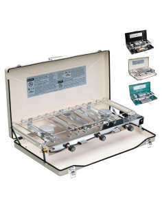 Estufa de Camping Portátil FineFlame 3 Quemadores 20400 BTU