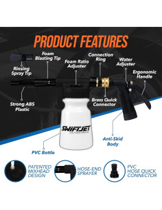 Pistola Pulverizadora de Espuma SwiftJet con Mitón - Ajustable 2