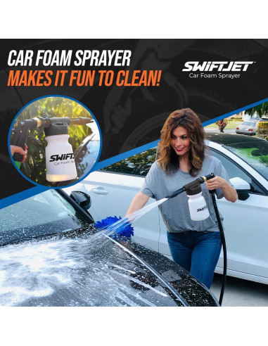 Pistola Pulverizadora de Espuma SwiftJet con Mitón - Ajustable