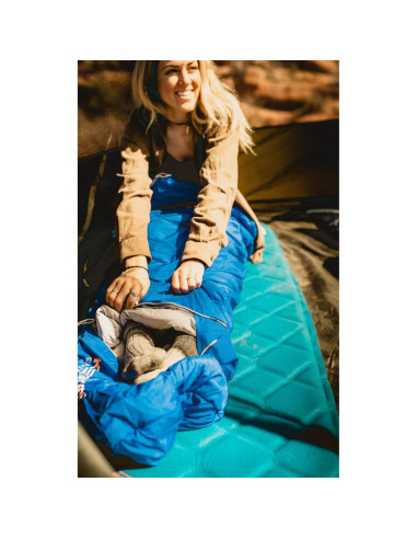Saco de dormir Kelty Rambler 50 CloudLoft sintético azul