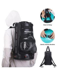 Ducha Camping WILD HEART AR-004 22L con Bomba de Pie y Boquilla 2