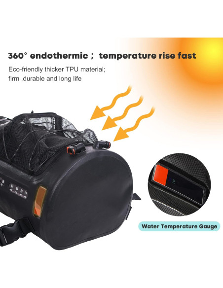 Ducha Camping WILD HEART AR-004 22L con Bomba de Pie y Boquilla Ducha Camping WILD HEART AR-004 22L con Bomba de Pie y Boquilla