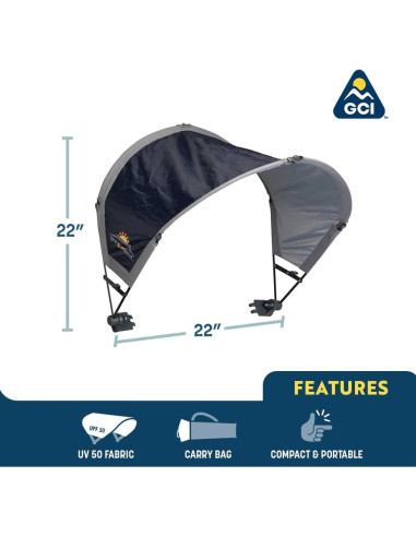 Accesorio de Sombra GCI Outdoor UPF 50 para Sillas Portátiles